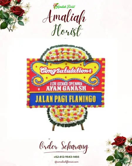 Sewa Papan Bunga Gedung Ram